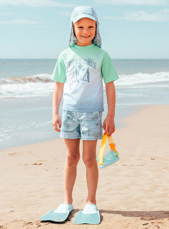 Greyish blue SWIMSUIT MRUPALMAGE / 25E4PGC9MAI205