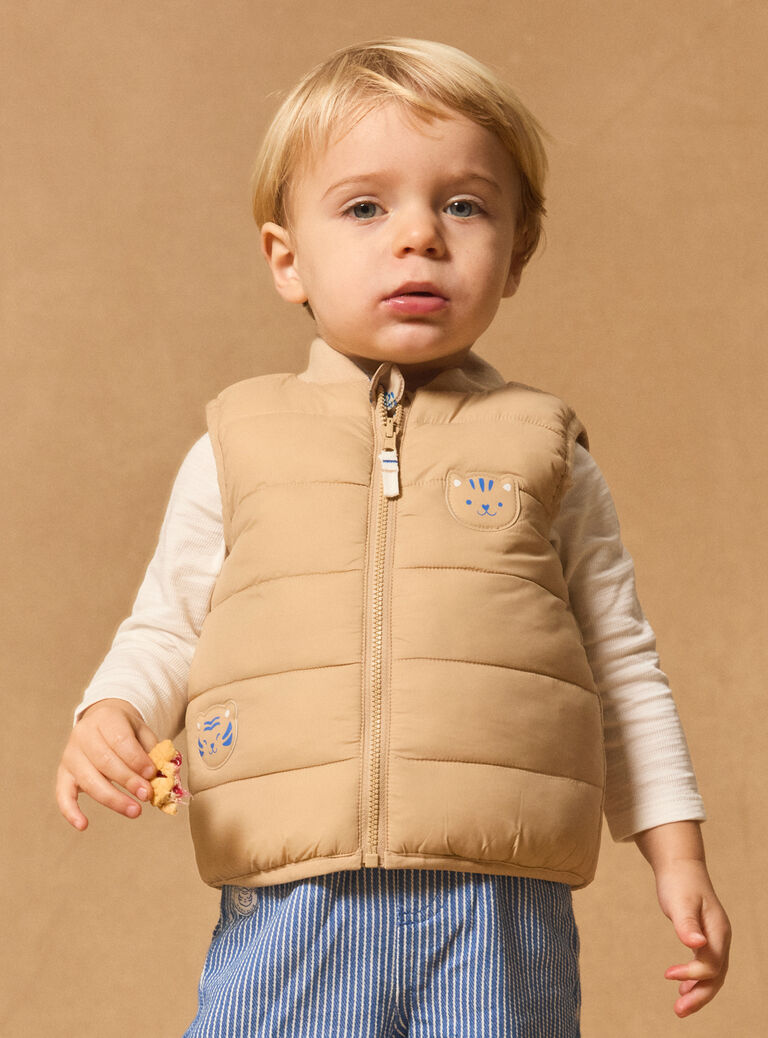 Beige DOWN JACKET MACOLIN / 25E1BG81D3E080