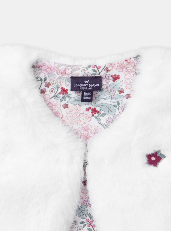 Off white CARDIGAN WHITHOUT SLEEVES LANOURE / 24H1BFQ1CSM001