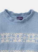 Greyish blue PULLOVER LARACLETTE / 24H2PFS1PUL205