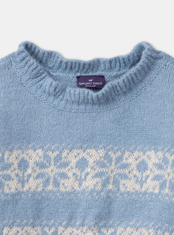 Greyish blue PULLOVER LARACLETTE / 24H2PFS1PUL205