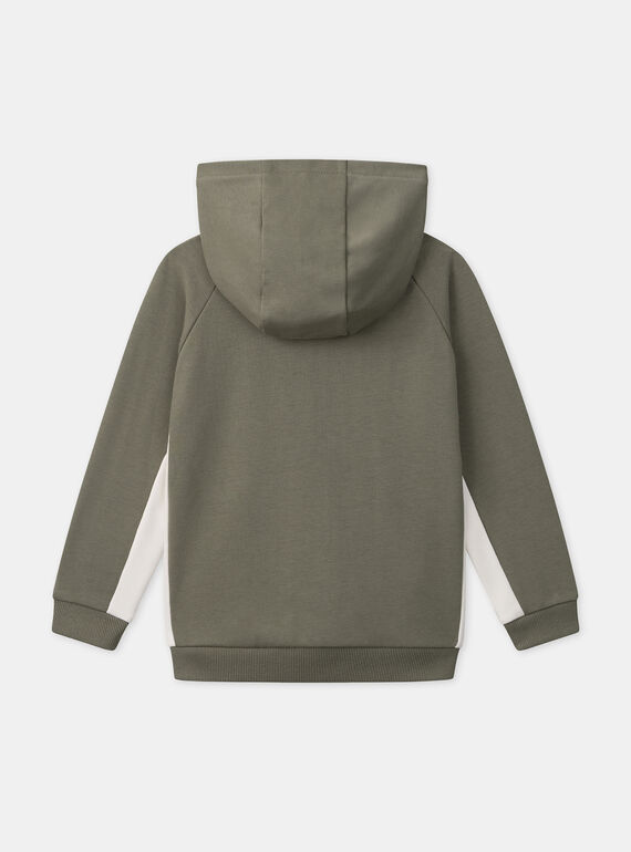 Light green JOGGING TOP MMAZIPAGE / 25E3PG53JGHG600