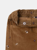 Brown PANTS NLEPANETTE / 25H2PFT1PANI821