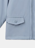 Greyish blue RAINCOAT NINICOLAS / 25H1BGE1IMP205