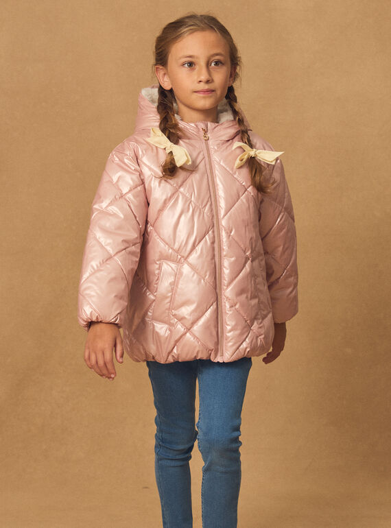 Old rose DOWN JACKET NISUCETTE / 25H2PFF1D3E303