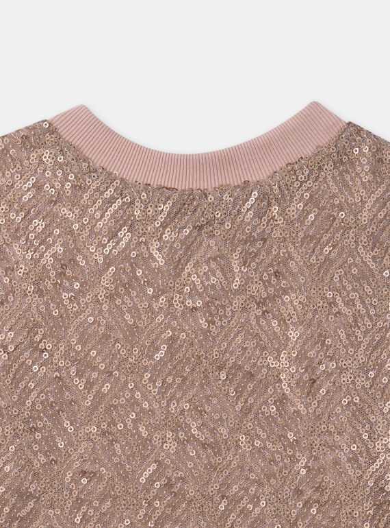 Pink copper JACKET LOICAETTE / 24H2PFU1VESK007