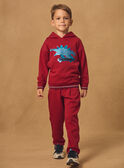 Dark red JOGGING PANTS NMEPEAGE / 25H3PGI1JGB504
