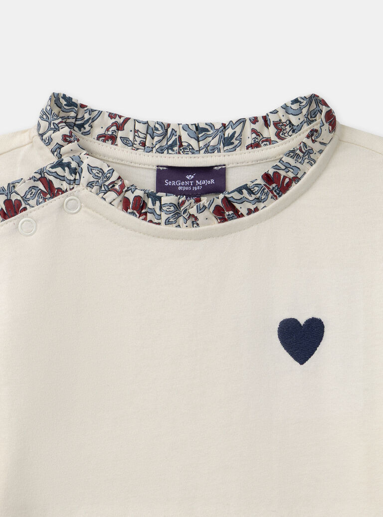 Off white TEE SHIRT LS NLURANETTE / 25H2PFX1TMLA001