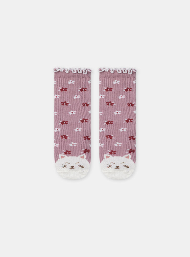 Old rose SOCKS NAELENI / 25H4BFL1SOQ303