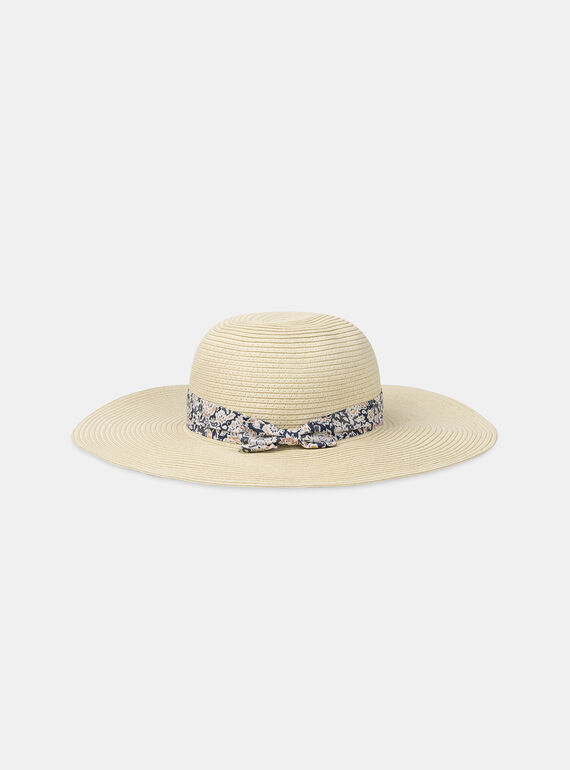 Light beige HAT MRACAPETTE / 25E4PFR1CHA808