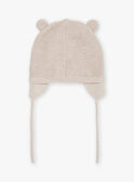 Knitted walnut bonnet GOPAL / 23H0AML1CHAI812