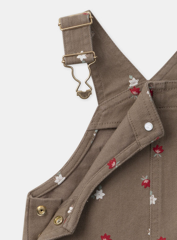 Brown DUNGAREES NAEMILIE / 25H1BFL1SAL821