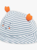 Blue hat with 3D lobster claw animation and stripes print FORD / 23E0AGT1CHA715