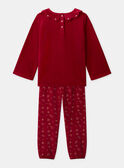 Red PYJAMA NECROPETTE / 25H5PF52PYJ050