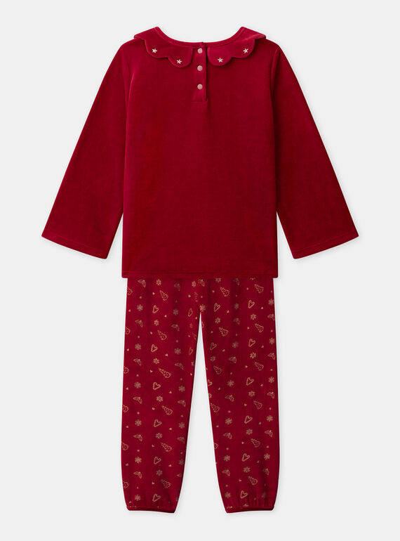 Red PYJAMA NECROPETTE / 25H5PF52PYJ050