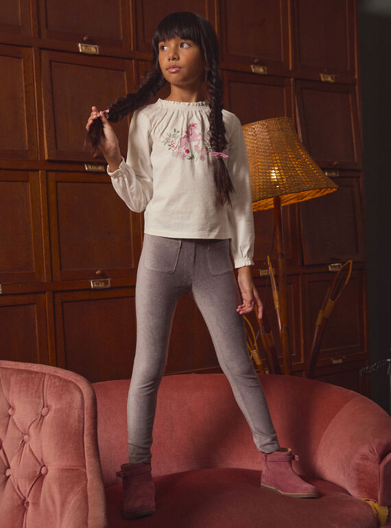 Off white TEE SHIRT LS LADISHETTE / 24H2PFQ1TML001