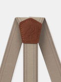 Light beige SUSPENDERS / STRAPS / BRACES MREFLAGE / 25E4PGL1BRE801