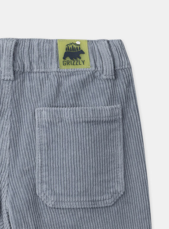 Sky blue PANTS NRACORDAGE / 25H3PGV2PAN216