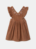 Light brown JUMPER DRESS LAROMETTE / 24H2PFS1CHSI810