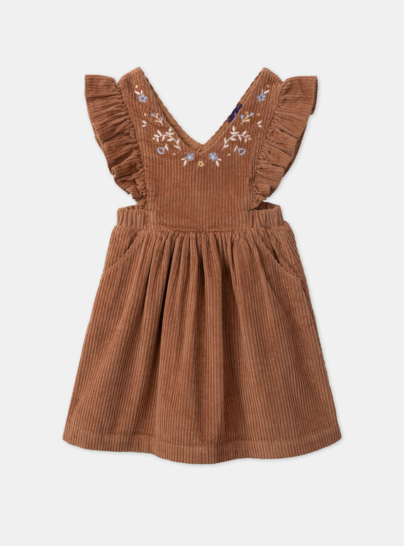 Light brown JUMPER DRESS LAROMETTE / 24H2PFS1CHSI810