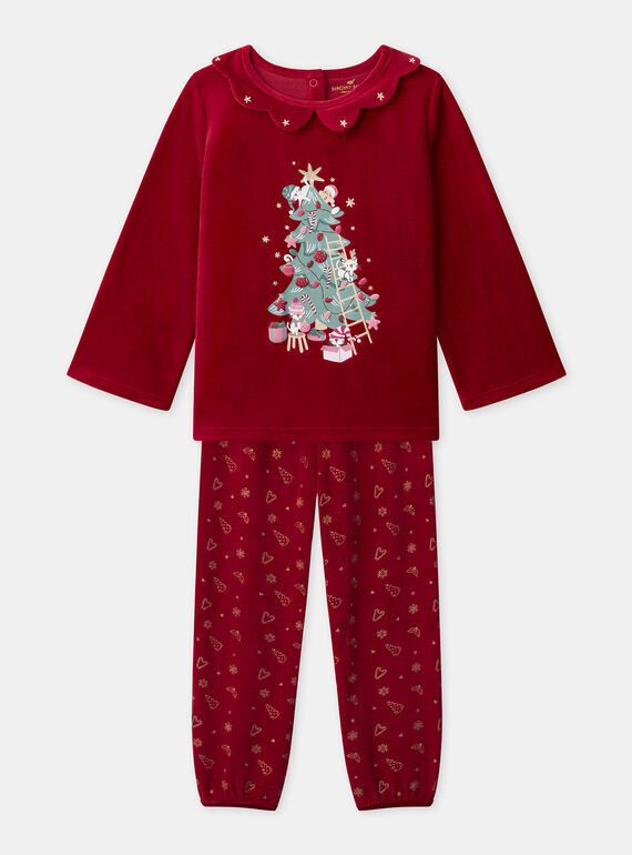 Red PYJAMA NECROPETTE / 25H5PF52PYJ050