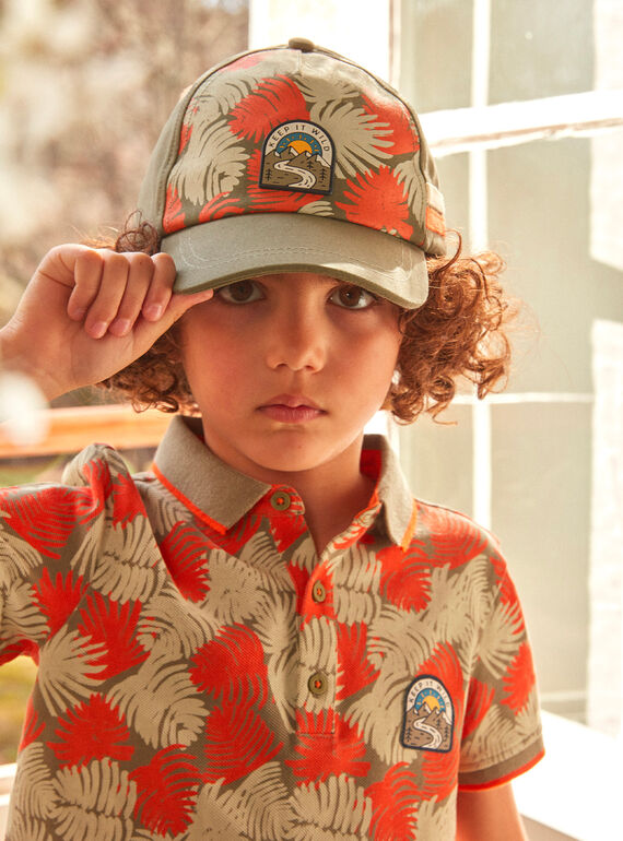 Green printed cap KLECAPAGE / 24E4PGO1CHA612