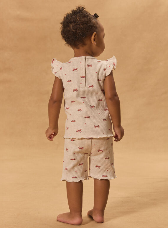 Light beige SET MAZIRA / 25E1BFR1ENS808