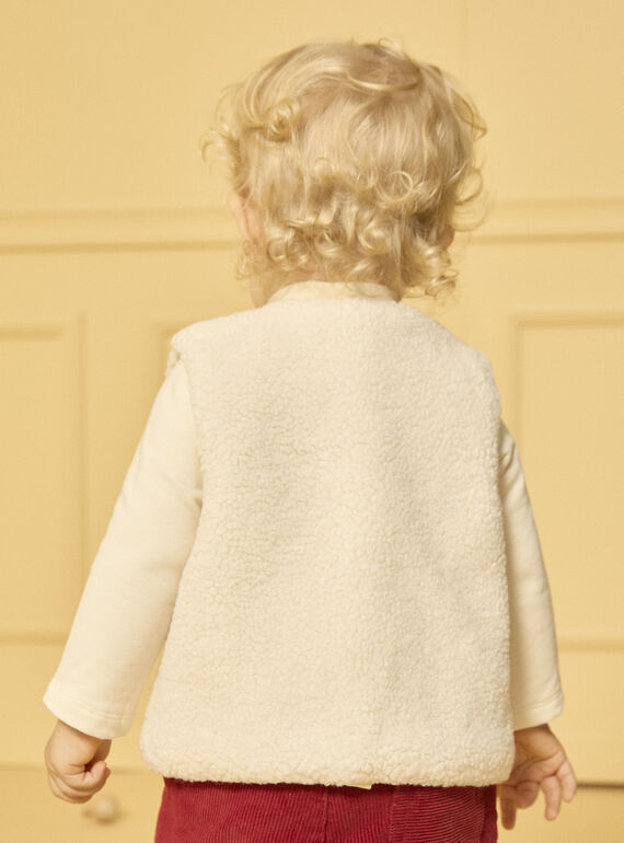 Off white CARDIGAN WHITHOUT SLEEVES LASOL / 24H1BGR1CSMA001