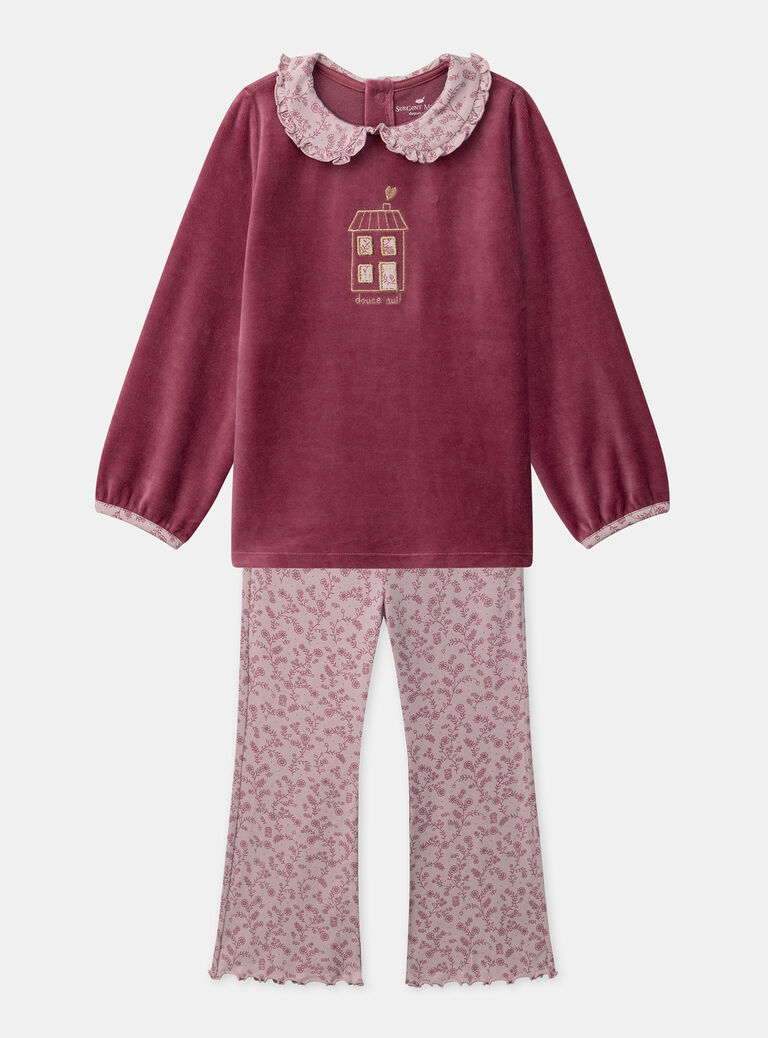 Strawberry rose PYJAMA NECAMETTE / 25H5PFD1PYJ308