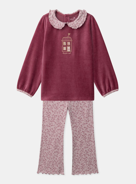 Strawberry rose PYJAMA NECAMETTE / 25H5PFD1PYJ308