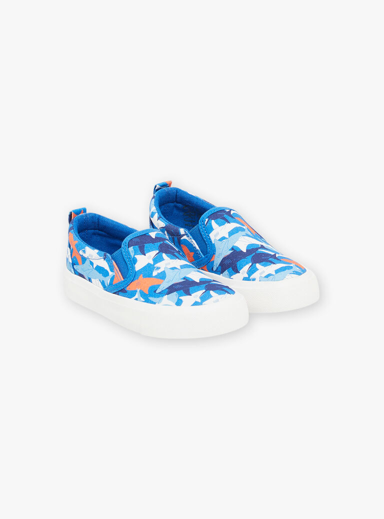 Blue shark print slip-on FEVANAGE / 23N10PG31D16715