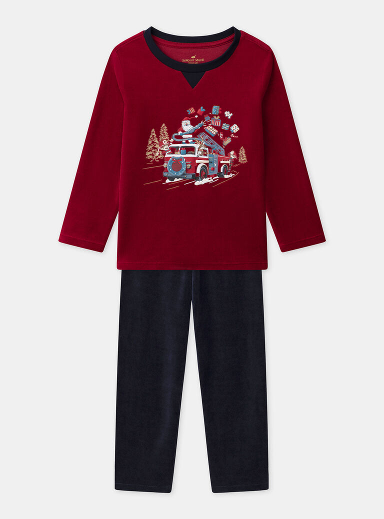 Red PYJAMA NECADAGE / 25H5PG53PYJ050