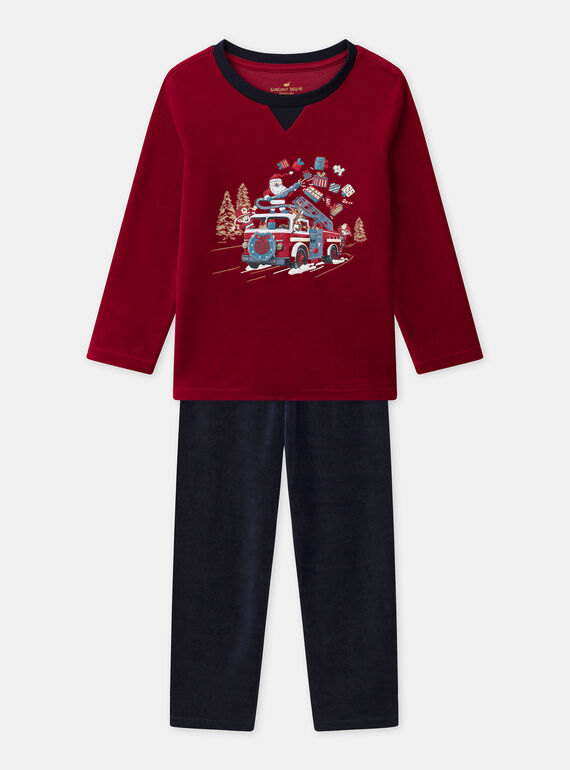 Red PYJAMA NECADAGE / 25H5PG53PYJ050