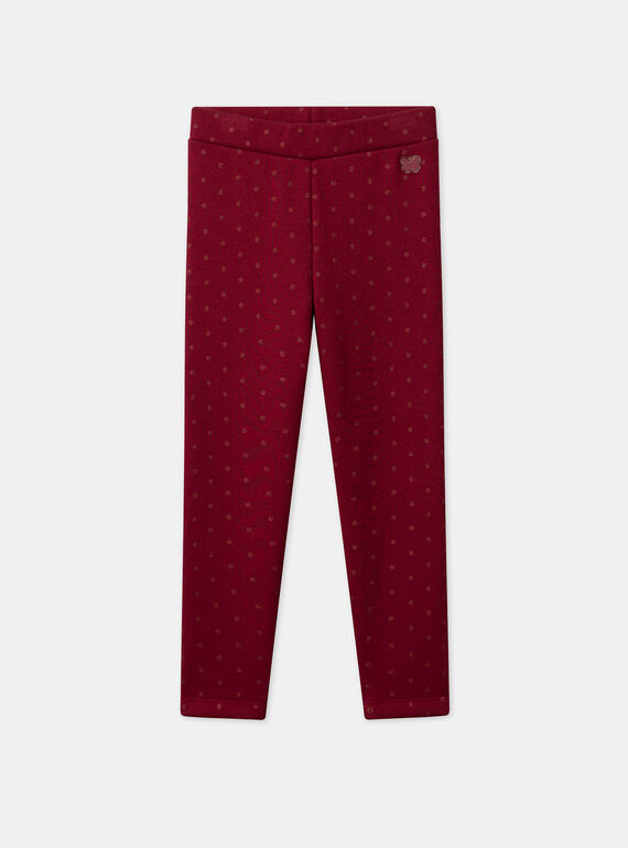 Red LEGGINGS (bottom) LITABLETTE 1 / 24H2PFB1LGD307