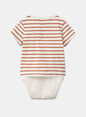 Striped bodysuit T-shirt KAMALO / 24E1BGE2BOD632