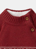 Burgundy PULLOVER LASIXON / 24H1BGR1PUL501