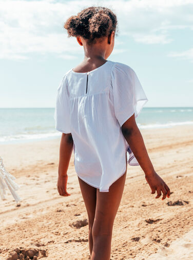 Off white BEACH TUNIC MRUKAFETTE / 25E4PFC3TDP001