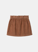 Light brown SKIRT LARUJETTE / 24H2PFS1JUPI810