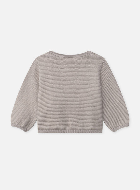 Beige KNITTED BABY CARDIGAN NONCE / 25H0NM21BTRI814