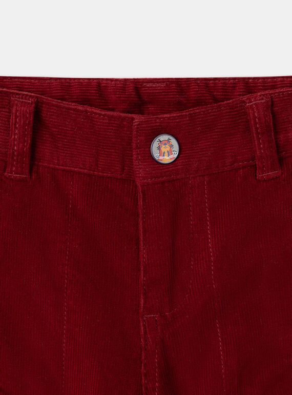 Burgundy PANTS LAROVAGE / 24H3PGR2PAN501