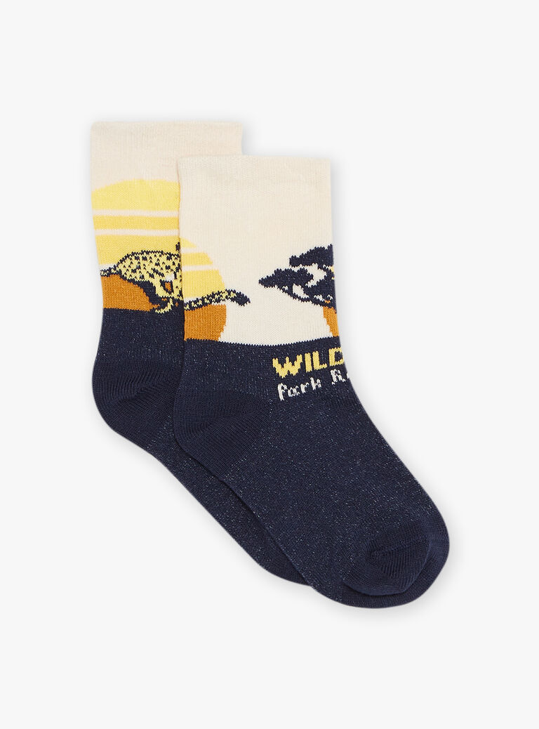 Multicolored socks savannah animation FACHAGE / 23E4PG81SOQ114