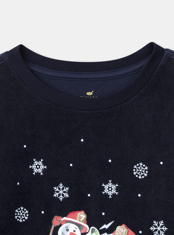 Navy PYJAMA NECASKAGE / 25H5PG52PYJ070