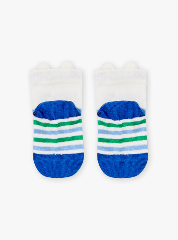 White striped print socks LABERNIE / 24H4BGI1SOB000