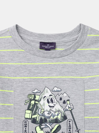 Ash grey TEE SHIRT LS NRAWALKAGE / 25H3PGV2TML927