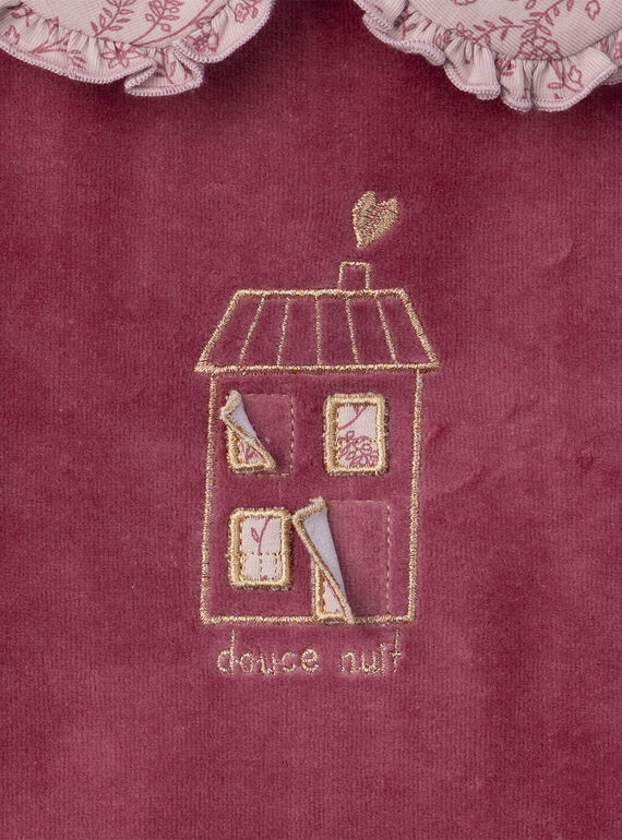 Strawberry rose PYJAMA NECAMETTE / 25H5PFD1PYJ308