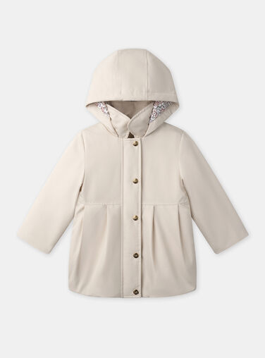 Light beige RAINCOAT NINOLETTE / 25H2PFE2IMP801
