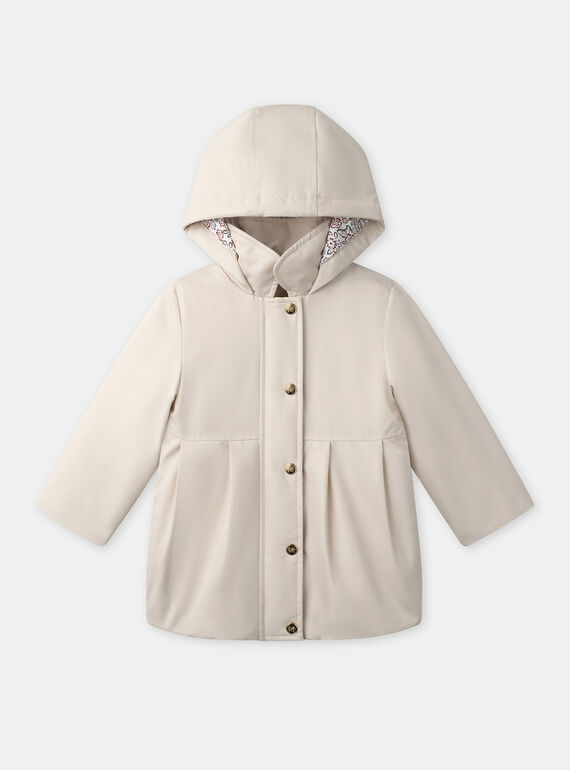 Light beige RAINCOAT NINOLETTE / 25H2PFE2IMP801