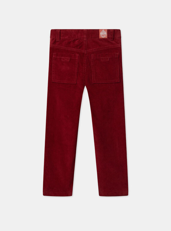 Burgundy PANTS LAROVAGE / 24H3PGR2PAN501