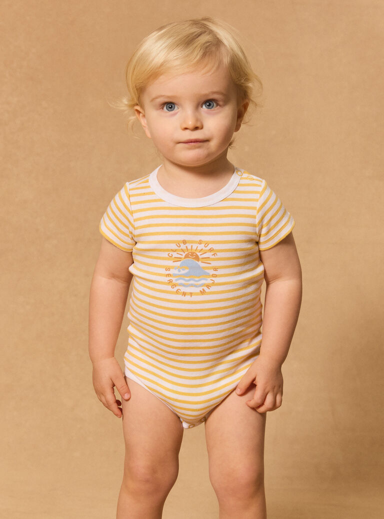 Light yellow BODYSUIT MAMARCEL / 25E1BGK1BODB116
