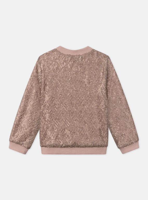 Pink copper JACKET LOICAETTE / 24H2PFU1VESK007